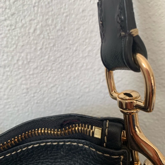 Dooney and Bourke Pebbled Leather Tassel Bag - Picture 12 of 16